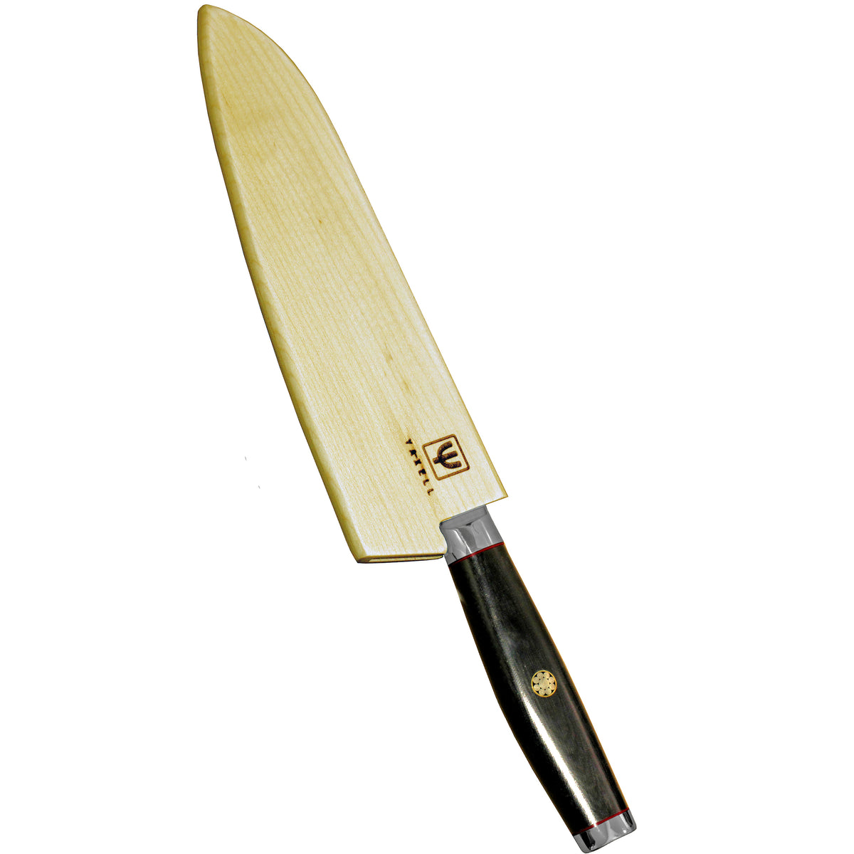 Yaxell Super Gou Ypsilon Damascus Kockkniv, 20 cm