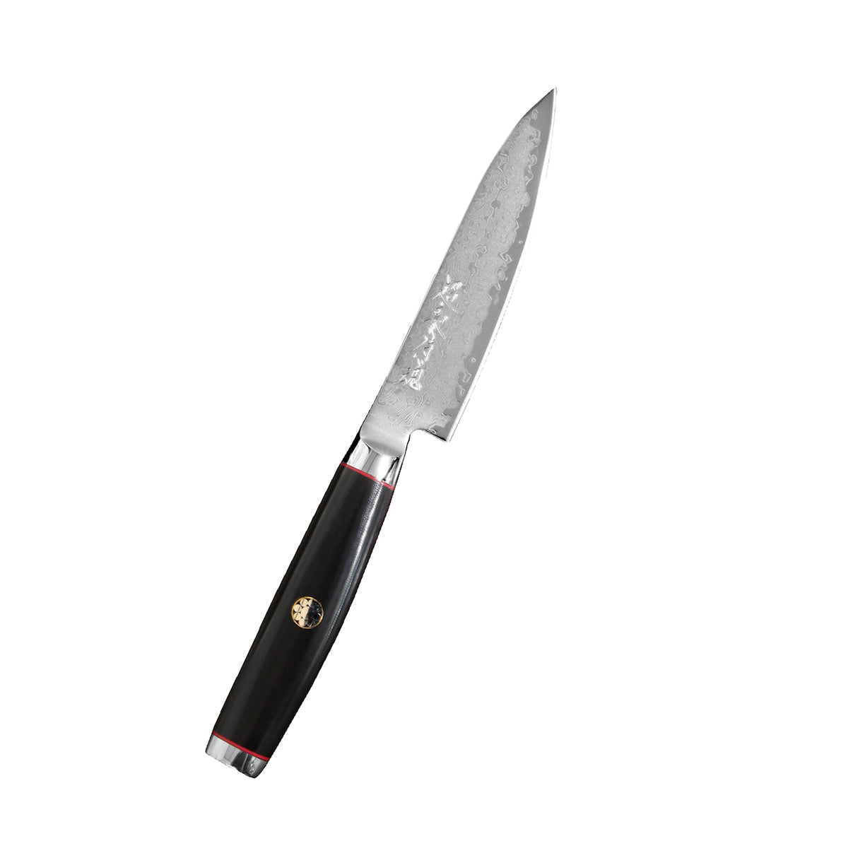 Yaxell Super Gou Ypsilon vihannesveitsi 12 cm, damascus-terä ja ergonominen kahva. Osta Yaxell Super Gou Ypsilon Veitsikaupasta.