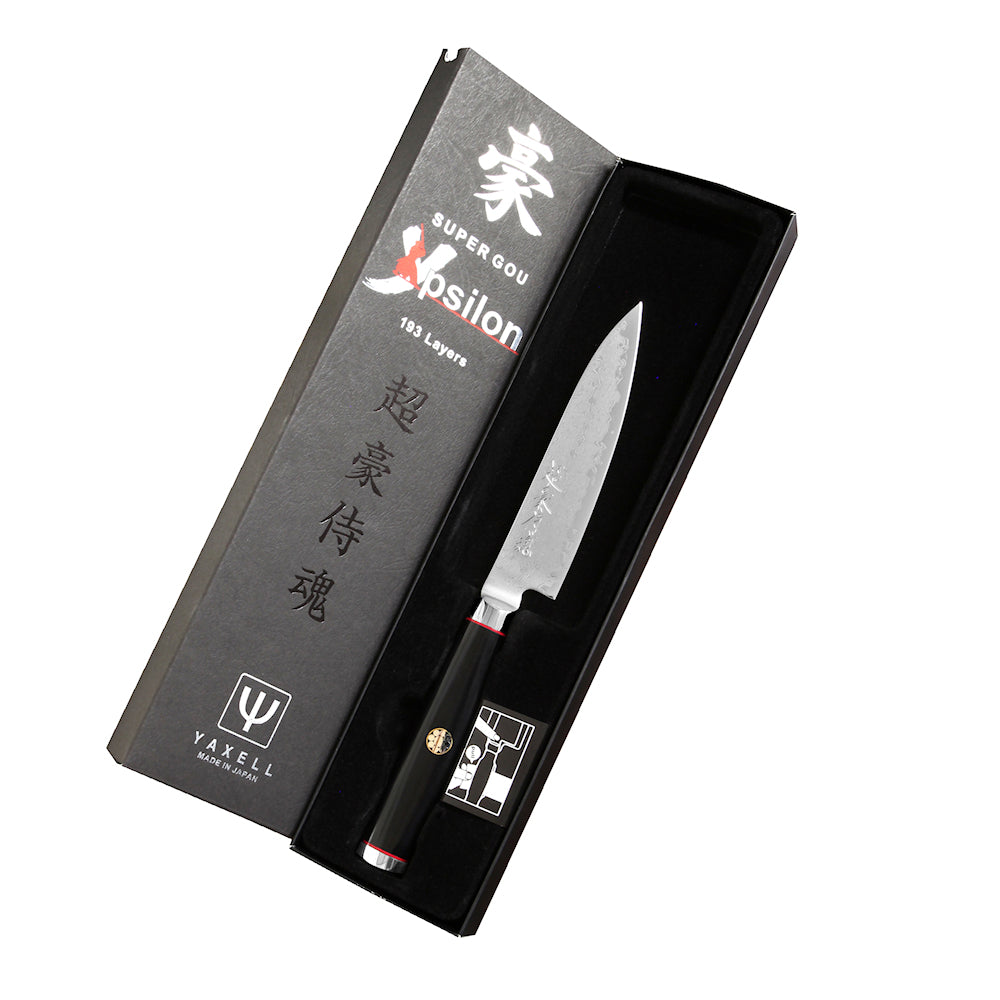 Yaxell Super Gou Ypsilon Damascus Universalkniv, 12cm