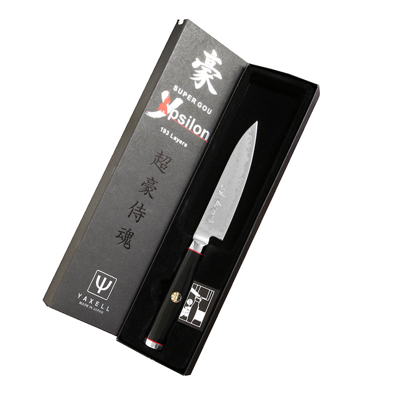 Yaxell Super Gou Ypsilon Damascus Universalkniv, 12cm
