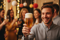 Draft Beer Glass 38 cl, Engraved, 2 pcs 