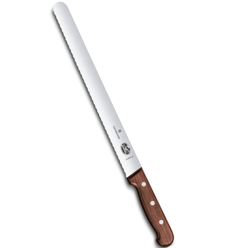 Victorinox Konditoria-/Siivutusveitsi Sahalaita Puu, 30 cm