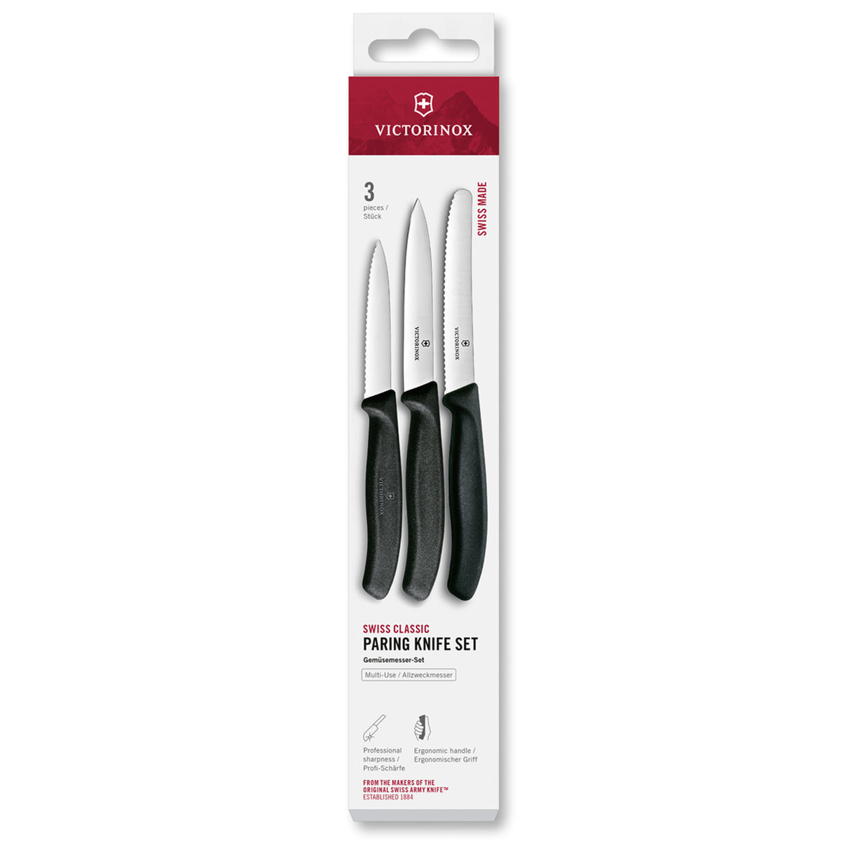 Victorinox Swiss Classic Kuorimaveitsisetti, 3 osaa