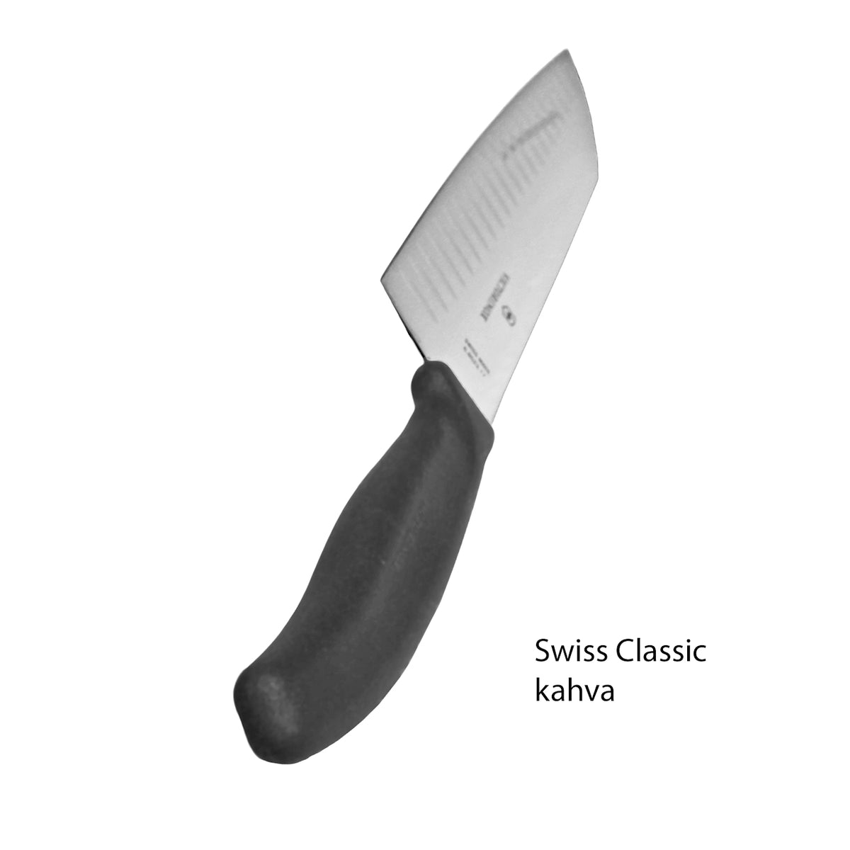 Victorinox Santoku veitsi 17 cm, jossa ergonominen Swiss Classickahva takaa turvallisen ja mukavan otteen ruoanlaitossa.