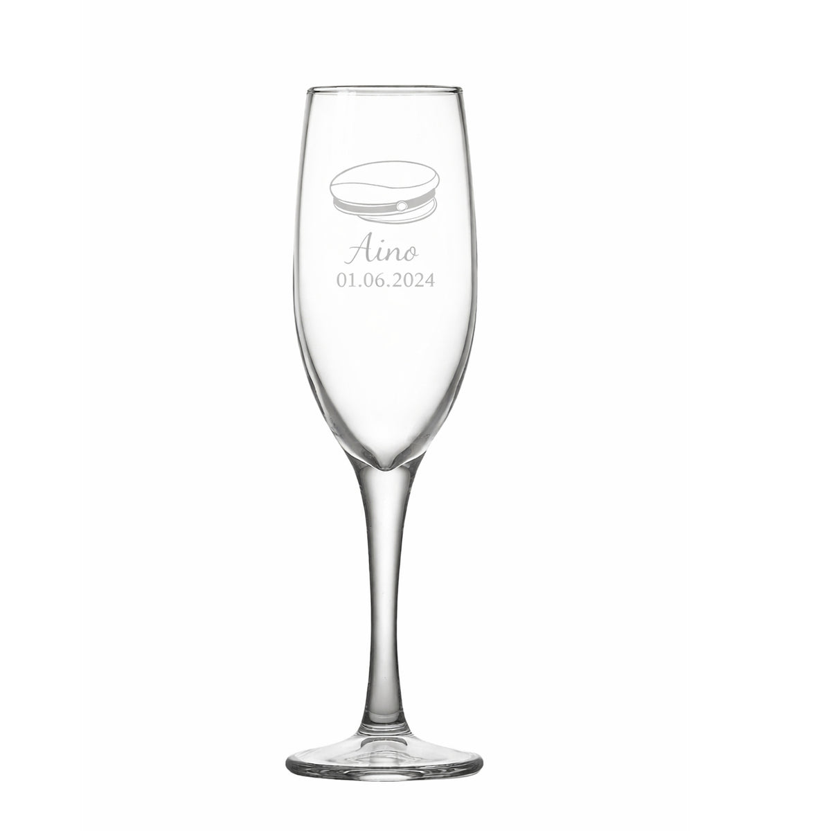 Student Champagneglas Moda 16,5 cl Personligt