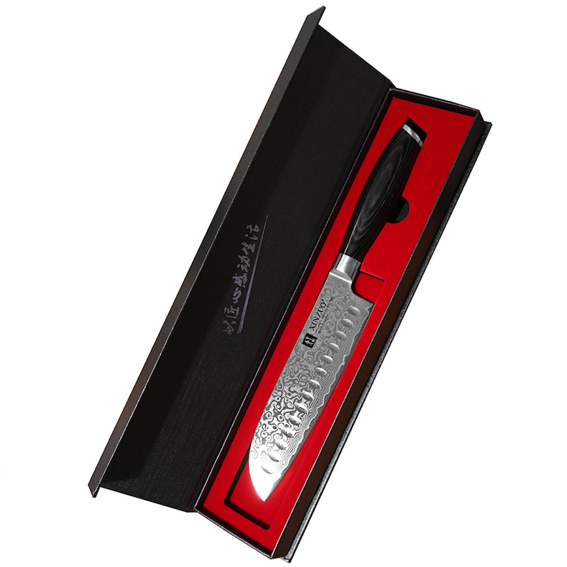 Xinzuo Ya Santoku knife, 18 cm