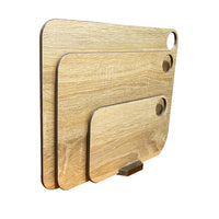 Arcos Träfiber Skärbräda, Set Trämönster, 3 delar