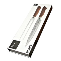 Dorre paistiveitset ja haarukka setti lahjapakkauksessa, ihanteellinen keittiöväline lahjaksi tai omaan käyttöön.