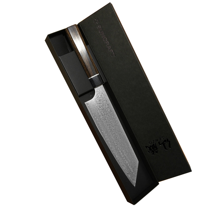 Suncraft Senzo Black Bunka Knife, 20 cm