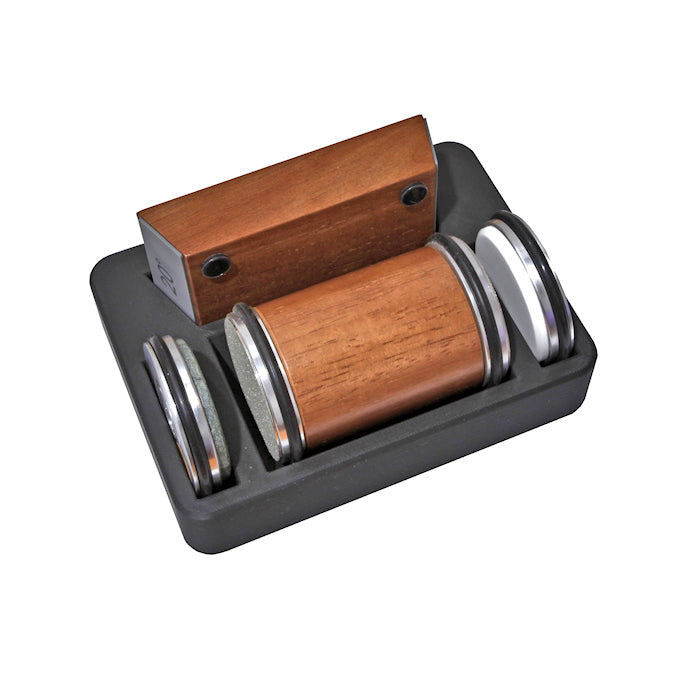 Rolling Sharperner Veitsenteroitin Grit 400/ 1000/ 3000/10000 ja Teline Duo, Setti