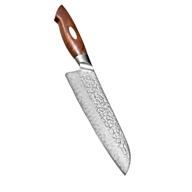 Xinzuo Jiang Damascus Santoku, 18 cm