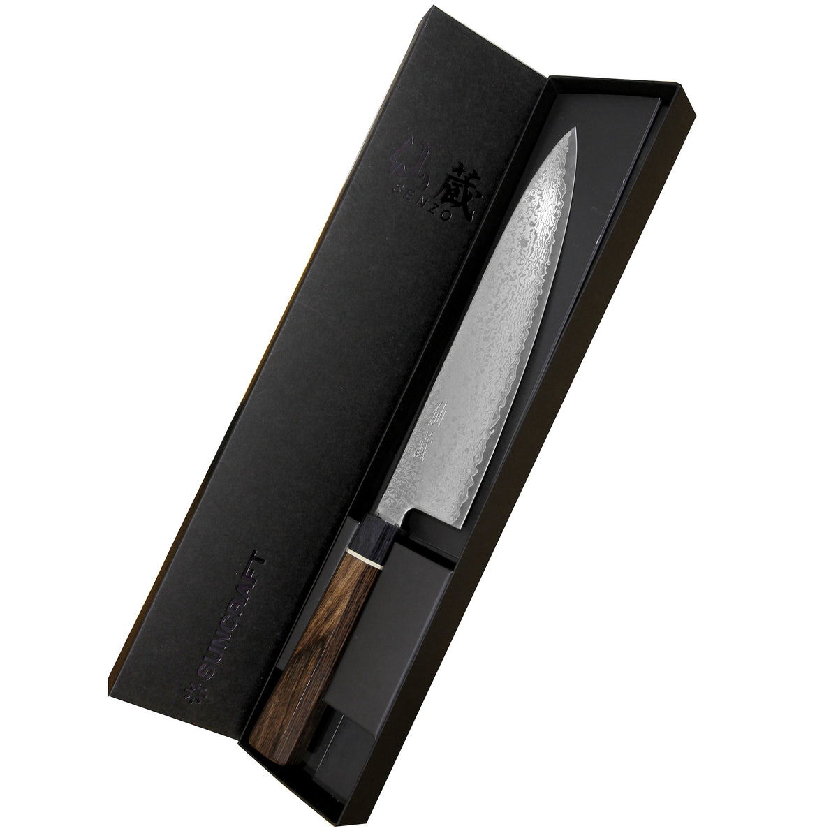 Suncraft Senzo Black Chef's Knife, 20 cm