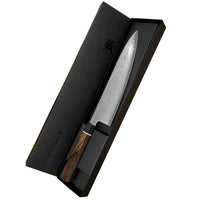 Suncraft Senzo Damascus Black Kokkiveitsi, 20 cm