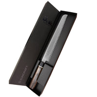 Suncraft Senzo Black Bread Knife, 22 cm