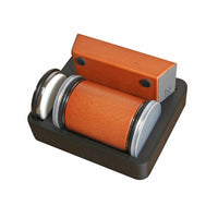 Rolling Sharpener timanttieroitiin 3000 grit karkeudella varustettu lisäteroituskiekolla säilytystelineesä