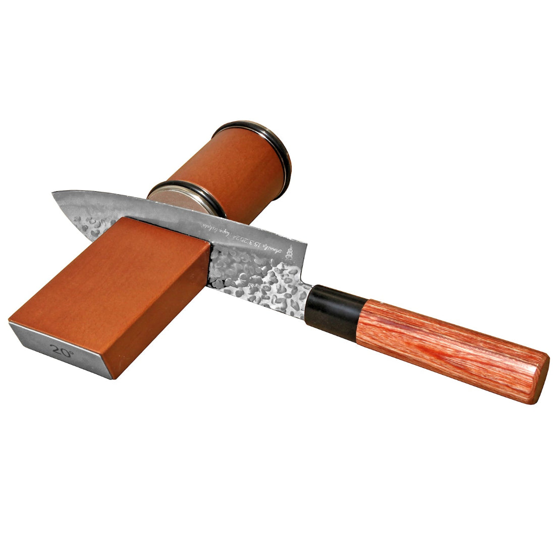 Knivslipningsset Grit 400/2 st 1000/3000 skivor och hållare Duo, 5 delar