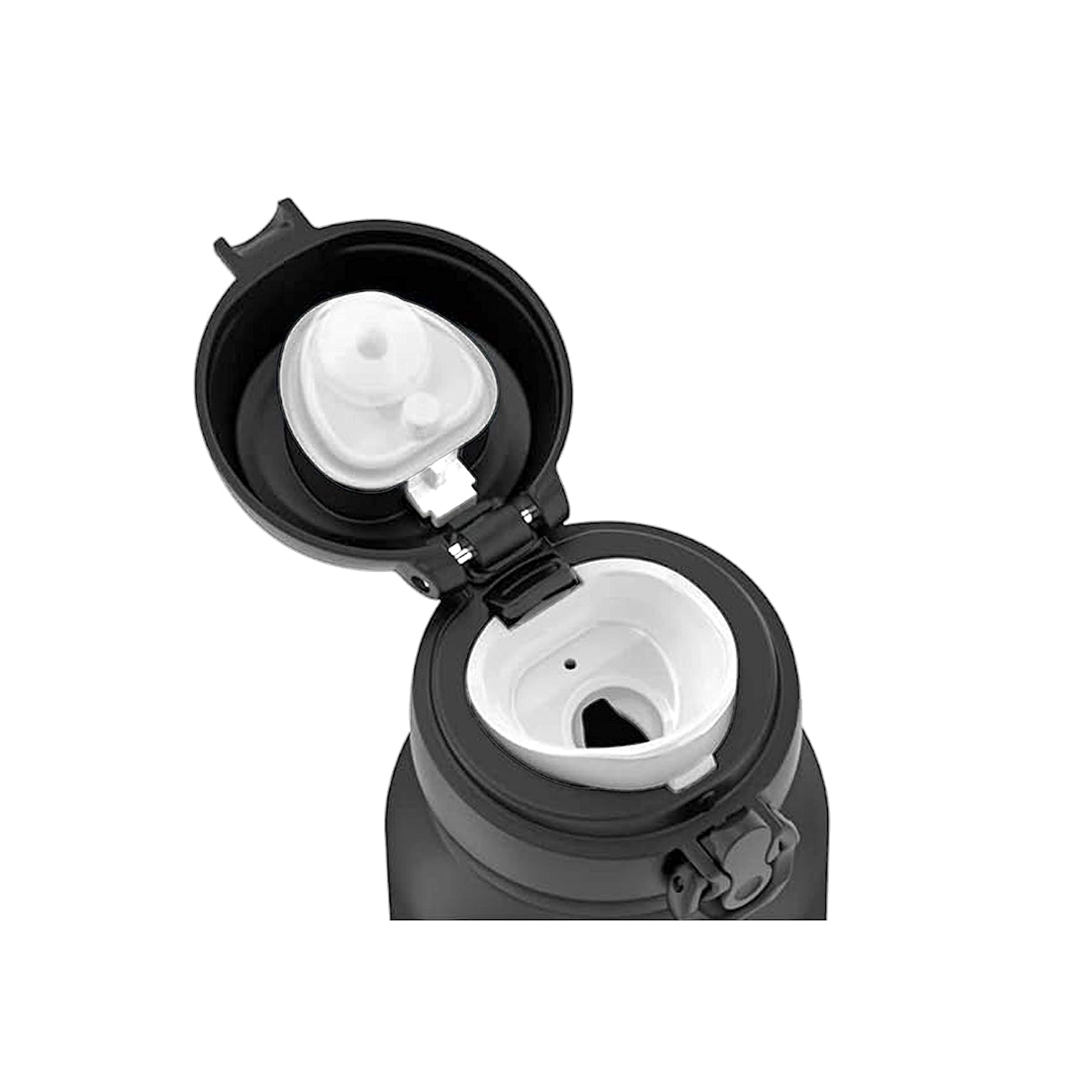 Thermos Ultralight Juomapullo 7,5 dl, musta kaiverruksella