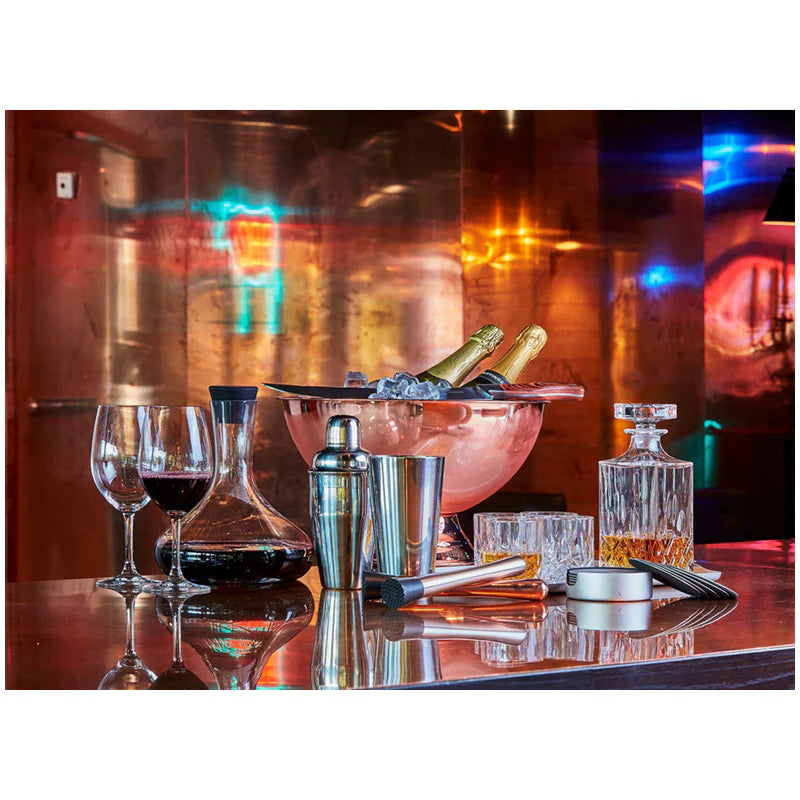 Dorre Whiskyset, Karaff med Gravyr och Glas, Kristallglas, 7 Delar