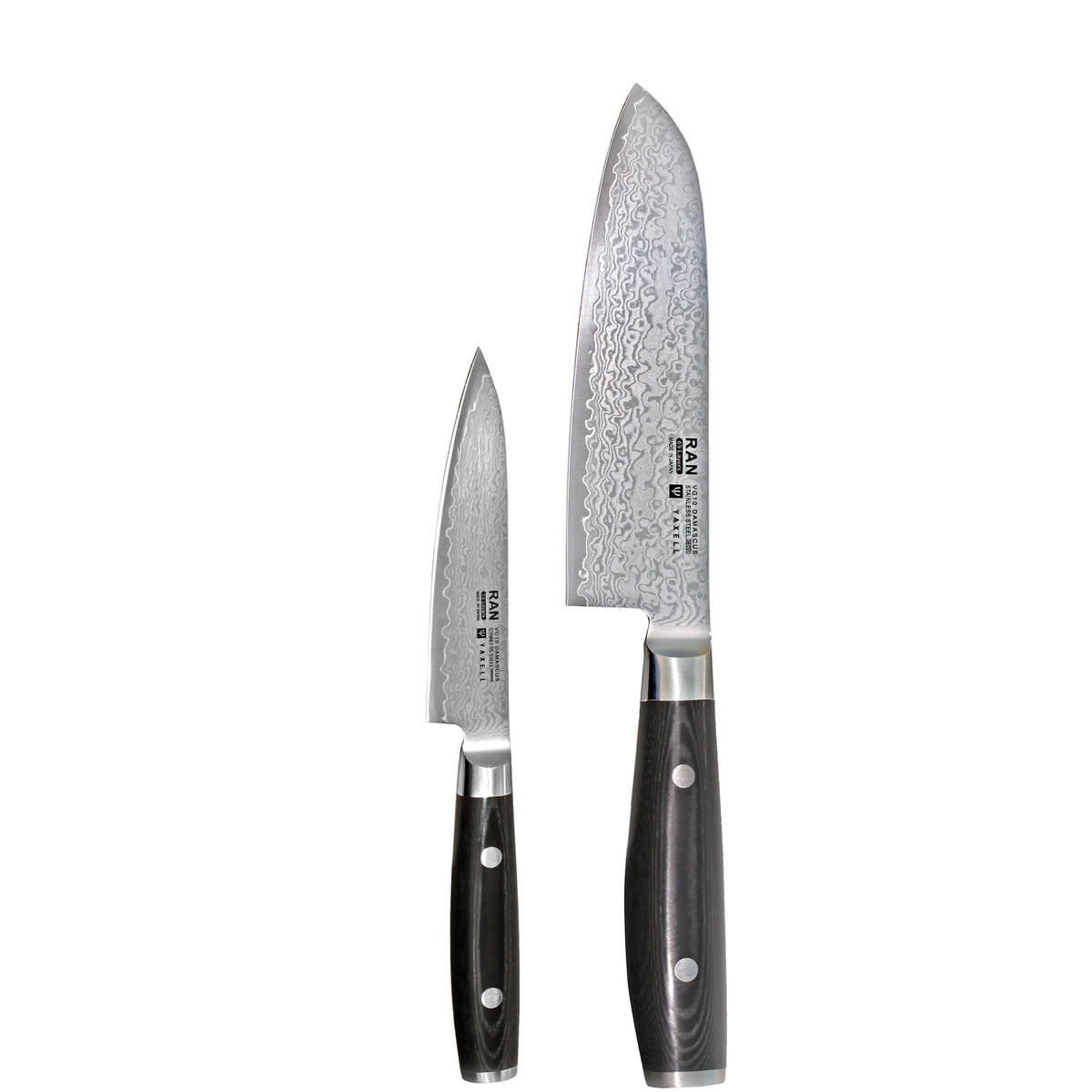 Yaxell Ran Santoku Knife set, 2 parts