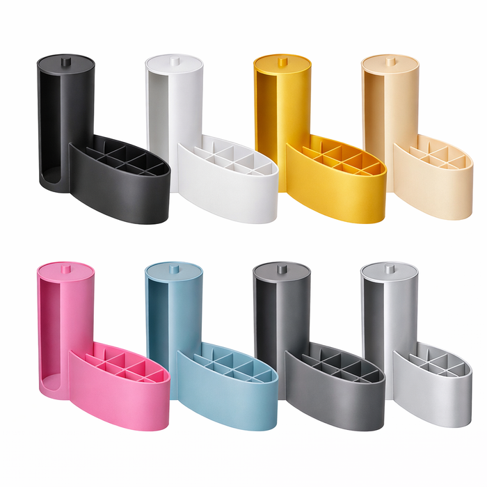 Meikkitarviketeline - Teline Meikkitarvikkeille