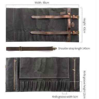 Xinzuo Knife Rollbag, 12 slots