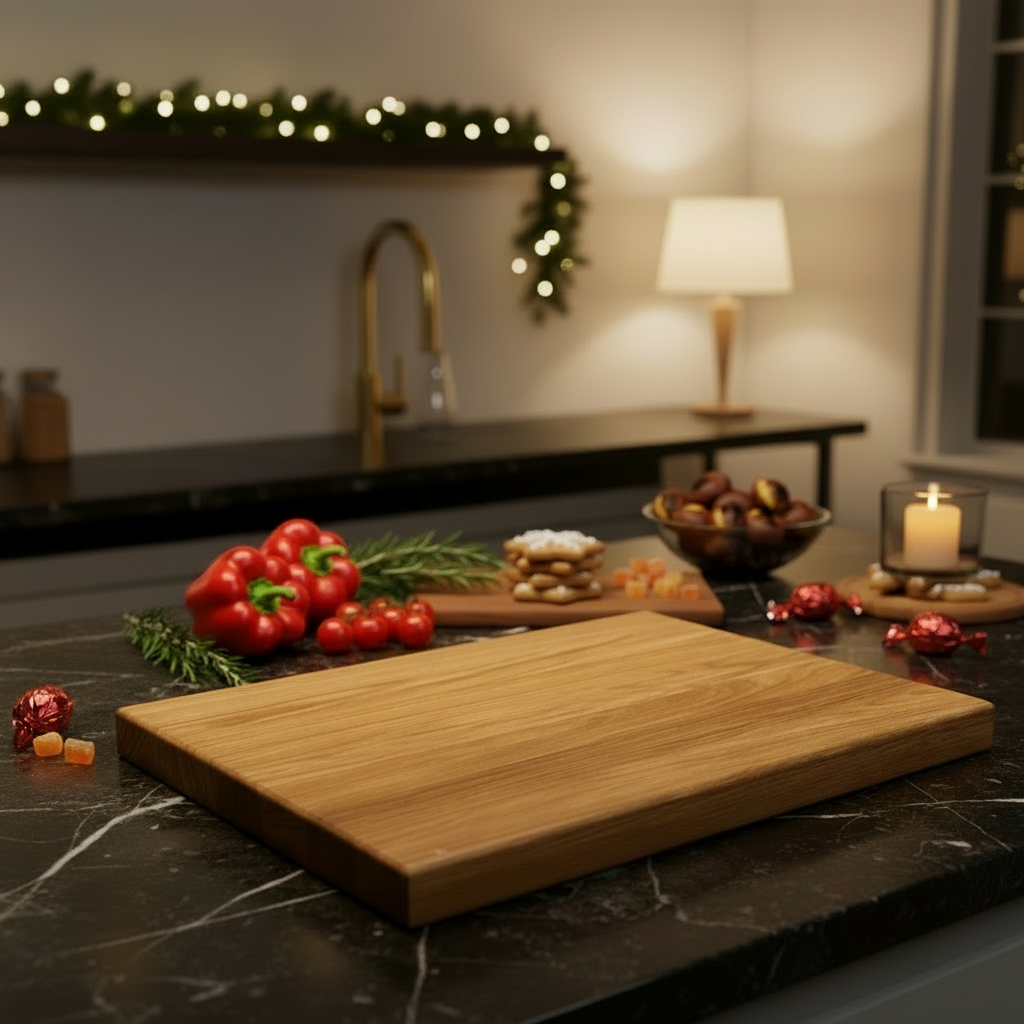 HAH Leikkuulauta Tammipuu, 35 x 27 x 3 cm