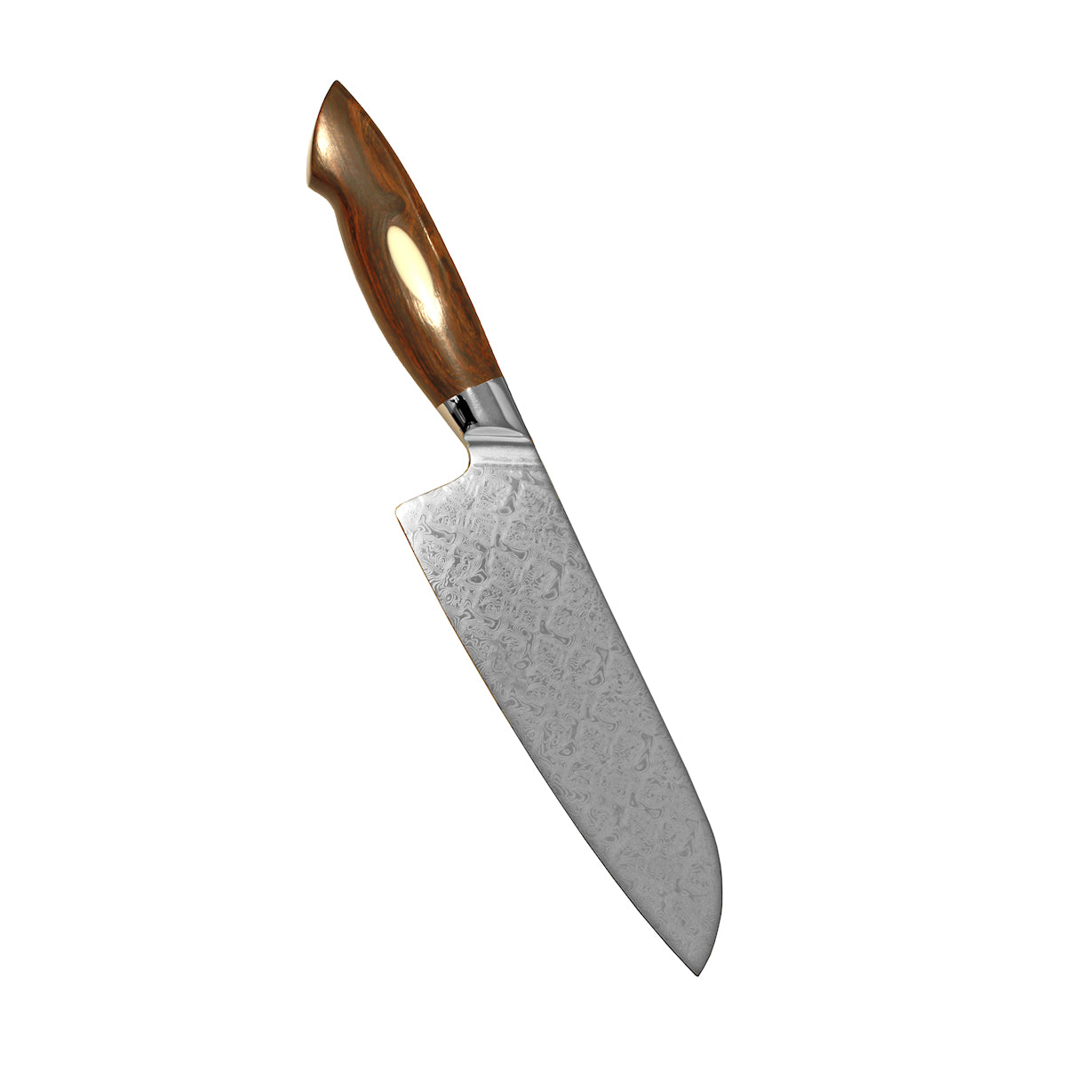 XINZUO Jiang Damascus Santoku knife, 18 cm