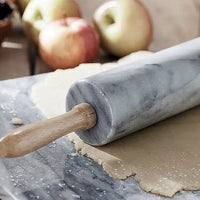 Judge Rolling Pin, Marble, 45,3 x 6 cm, with holder