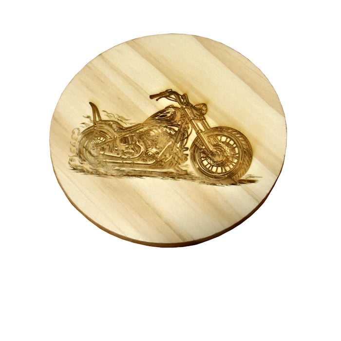 Veitsikauppa Lasinalusta Puinen, 10 cm, 2 kpl