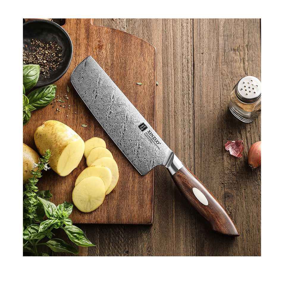 Xinzuo Jiang Nakiri knife, 18 cm