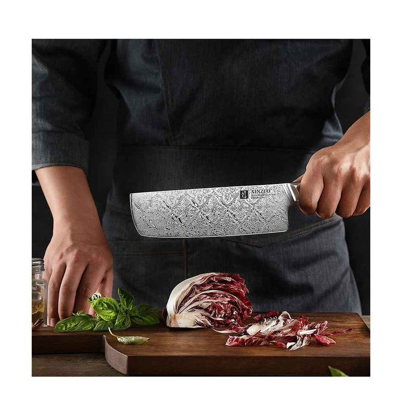 Xinzuo Jiang Nakiri knife, 18 cm