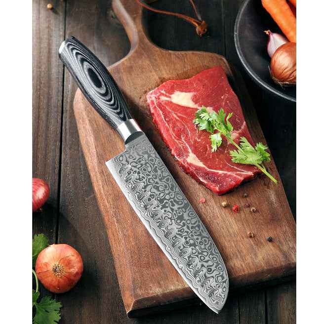 Xinzuo Ya Santoku knife, 18 cm