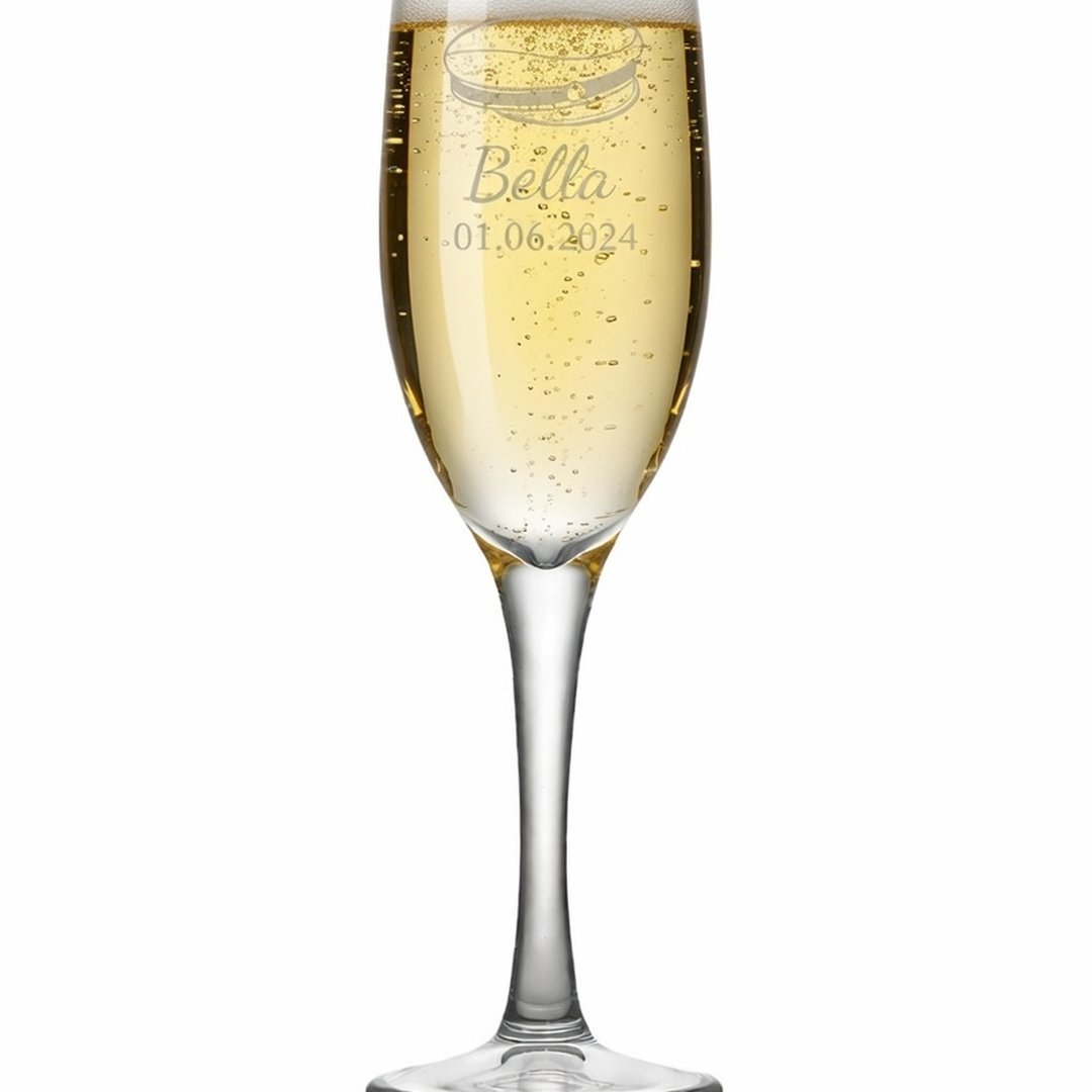 Student Champagneglas Moda 16,5 cl Personligt