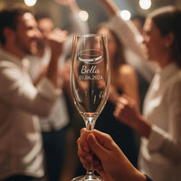 Student Champagneglas Moda 16,5 cl Personligt