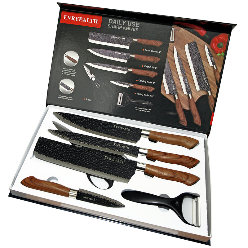 Evryealth Knife set, 6 pieces