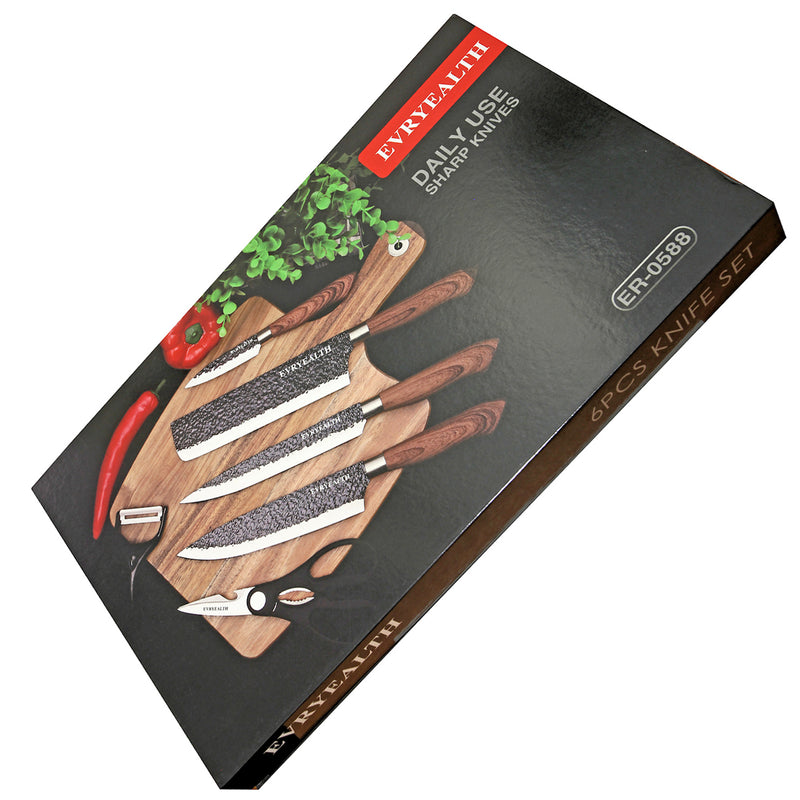 Evryealth Knife set, 6 pieces