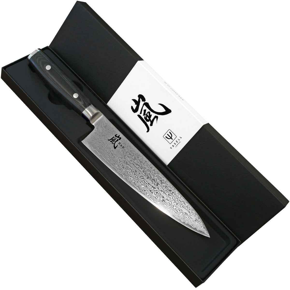 Yaxell Ran Damascus Chef's Knife, 20 cm