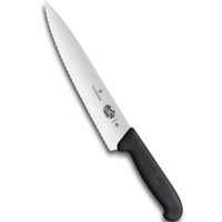 Victorinox Fibrox Kockkniv Sågtandad, 22 cm