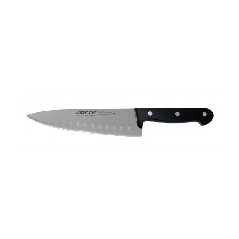 Arcos Chef's Knife Scalloped, 20 cm