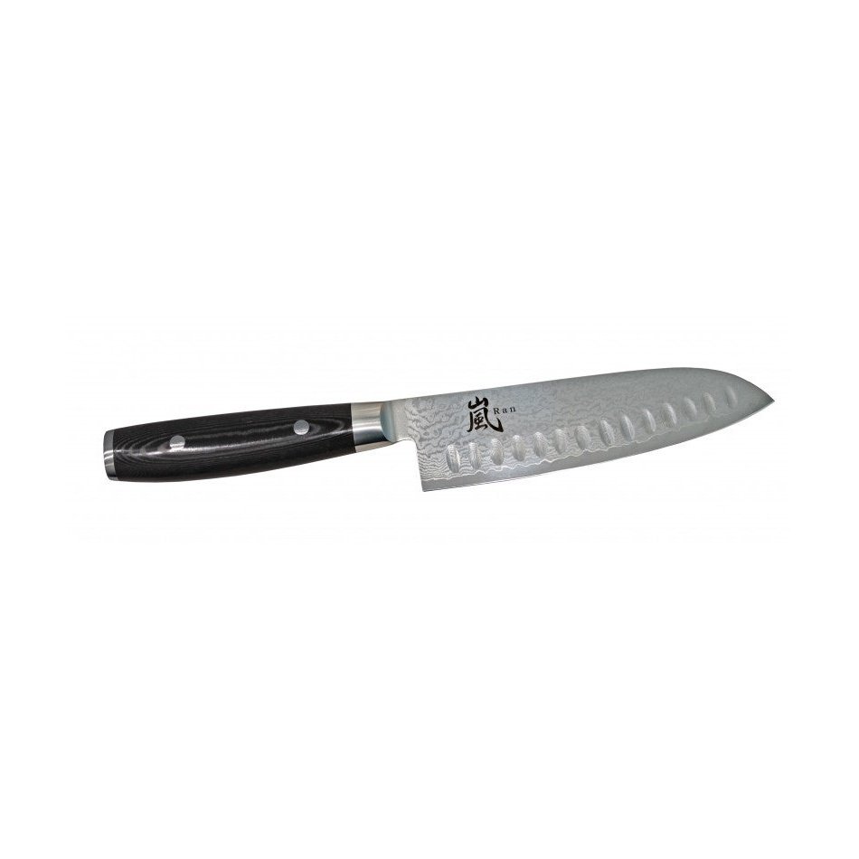 Yaxell Ran Damascus Olivslipad Santoku 16,5 cm