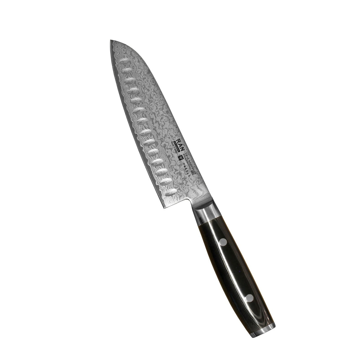 Yaxell Ran Damascus Olivslipad Santoku 16,5 cm