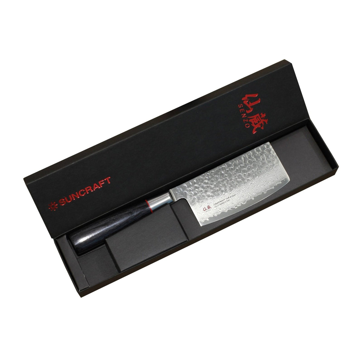 Suncraft Senzo  Damascus Classic Mini Usuba Knife, 100mm