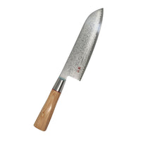 Suncraft Senzo Damascus Twisted Octagon Santoku 17 cm