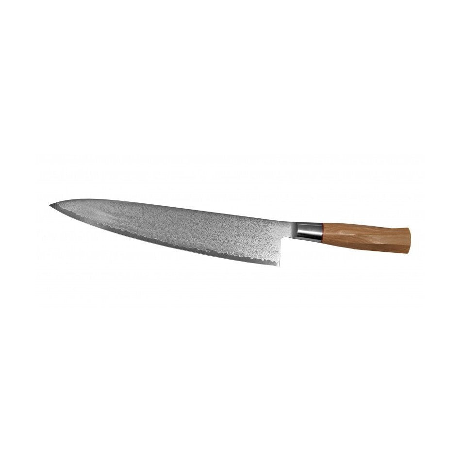 Suncraft Senzo Damascus Twisted Octagon Chef's Knife, 24 cm