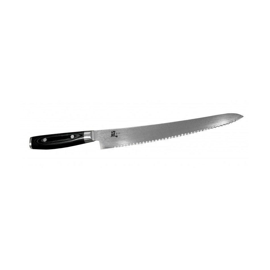 Yaxell Ran Damascus Bread Knife, 27 cm