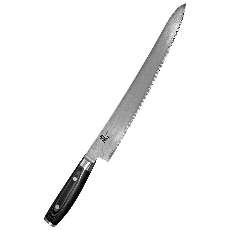 Yaxell Ran Damascus Bread Knife, 27 cm