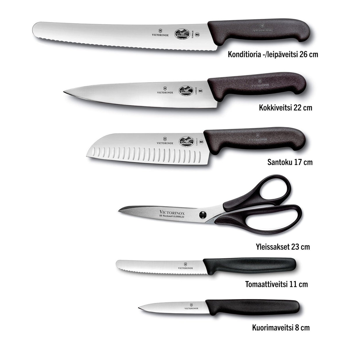 Victorinox veitsisetti, 7 osaa